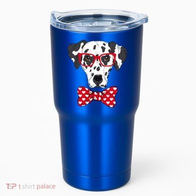 Hipster Dog Dalmatian Tumbler