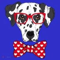Hipster Dog Dalmatian Toddler Hoodie thumb 2