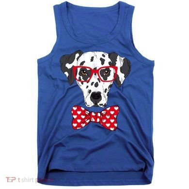 Hipster Dog Dalmatian Tank Top