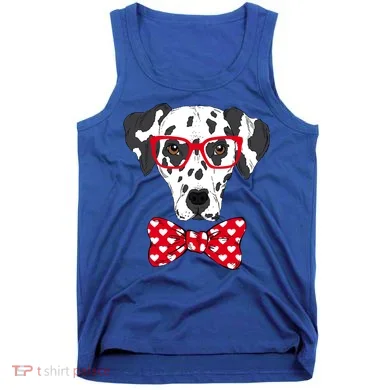 Hipster Dog Dalmatian Tank Top