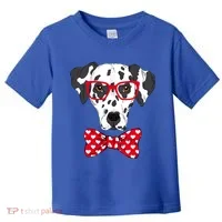 Hipster Dog Dalmatian Toddler T-Shirt thumb 0
