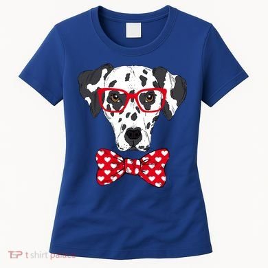 Hipster Dog Dalmatian Women's T-Shirt