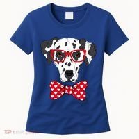 Hipster Dog Dalmatian Women's T-Shirt thumb 0