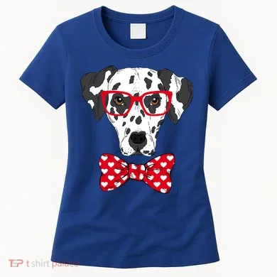 Hipster Dog Dalmatian Women's T-Shirt