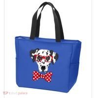 Hipster Dog Dalmatian Tote Bag thumb 3
