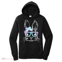 Hipster Easter Bunny Floral Women's Hoodie thumb 0