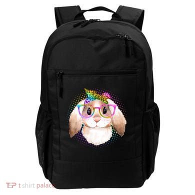 Hipster Rabbit Cute Easter Bunny Backpack