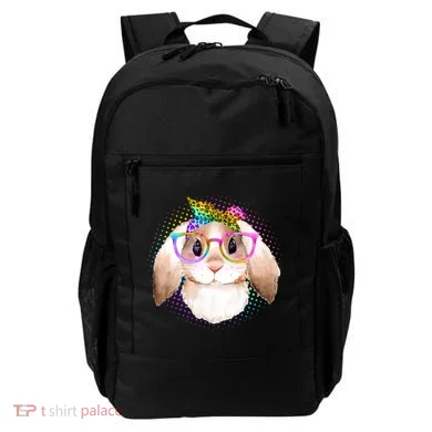 Hipster Rabbit Cute Easter Bunny Backpack