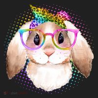 Hipster Rabbit Cute Easter Bunny Tumbler thumb 3
