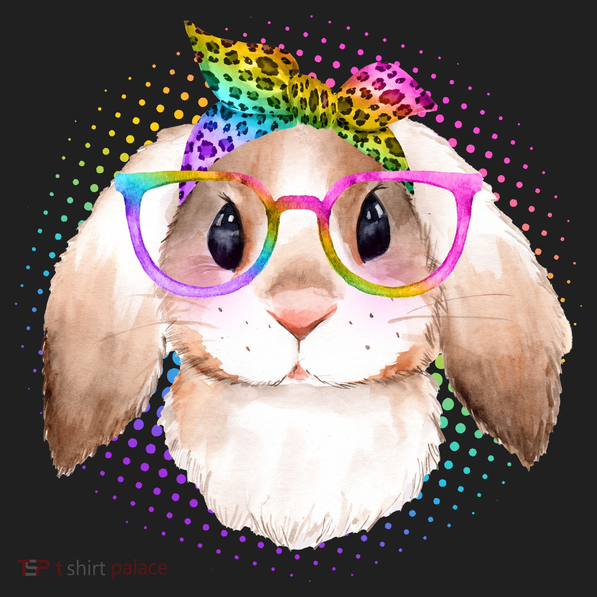 Hipster Rabbit Cute Easter Bunny Tumbler