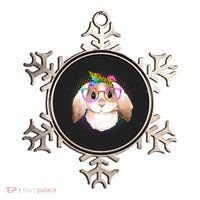 Hipster Rabbit Cute Easter Bunny Ornament thumb 0