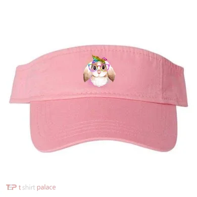 Hipster Rabbit Cute Easter Bunny Visor