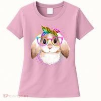 Hipster Rabbit Cute Easter Bunny Women's T-Shirt thumb 0