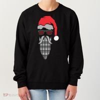 Hipster Santa Claus Women's Sweatshirt thumb 0