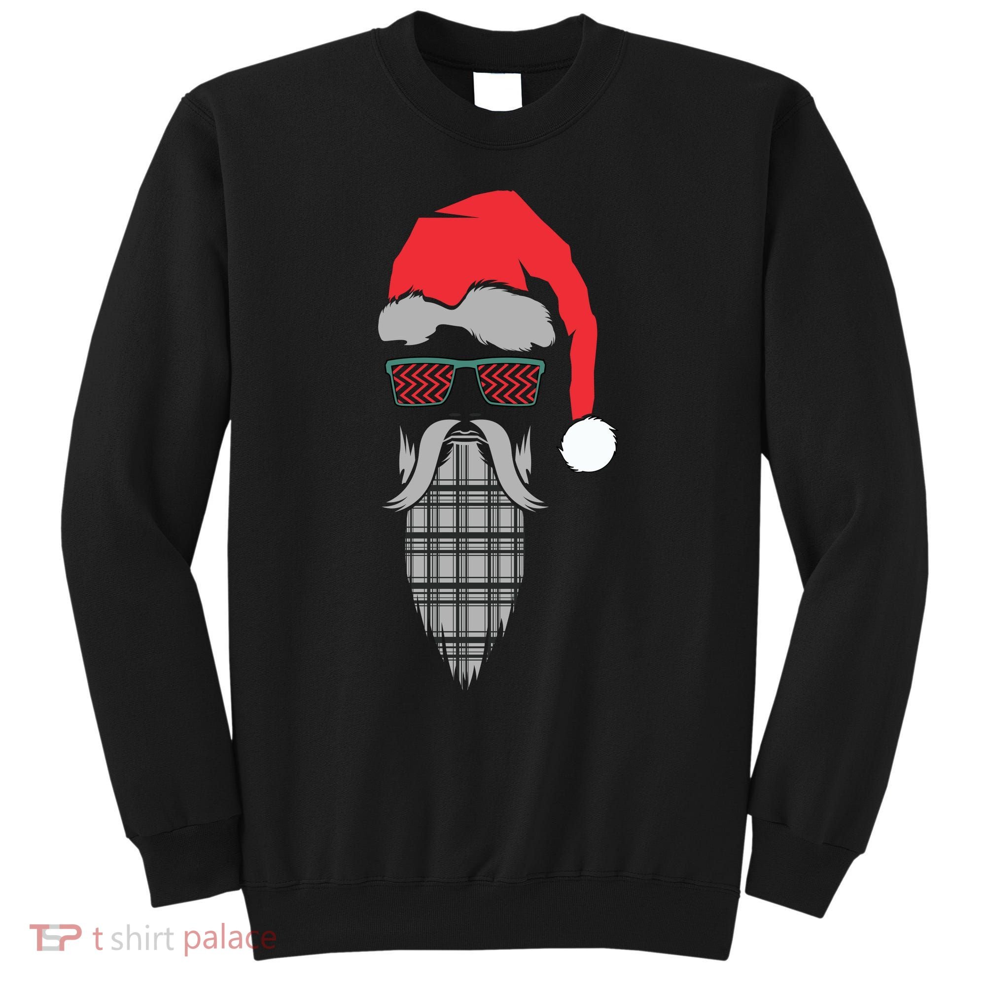 Hipster Santa Claus Sweatshirt
