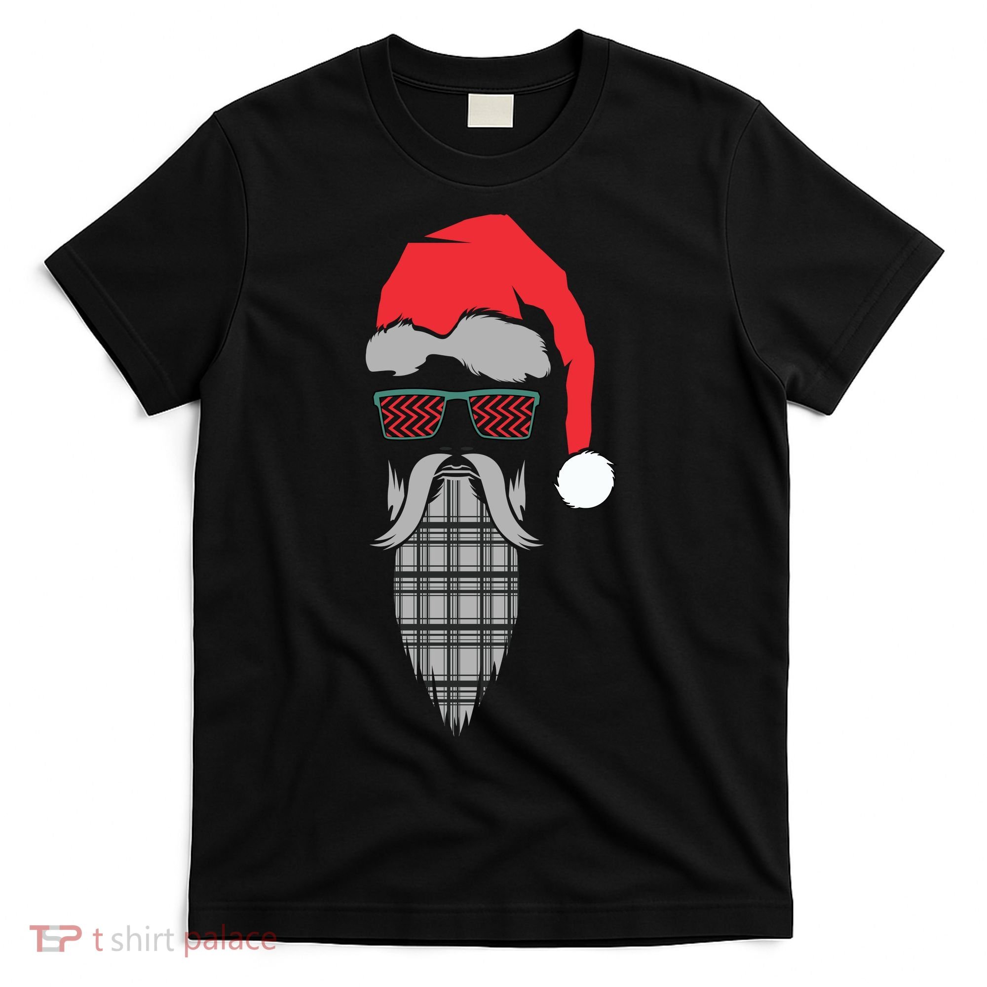 Hipster Santa Claus T-Shirt