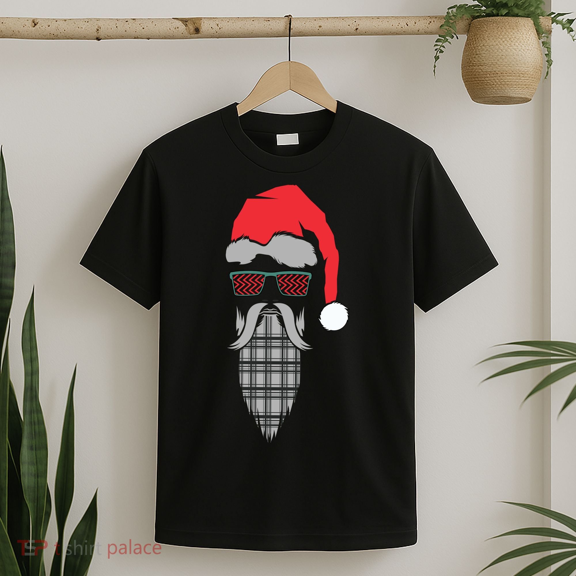 Hipster Santa Claus T-Shirt