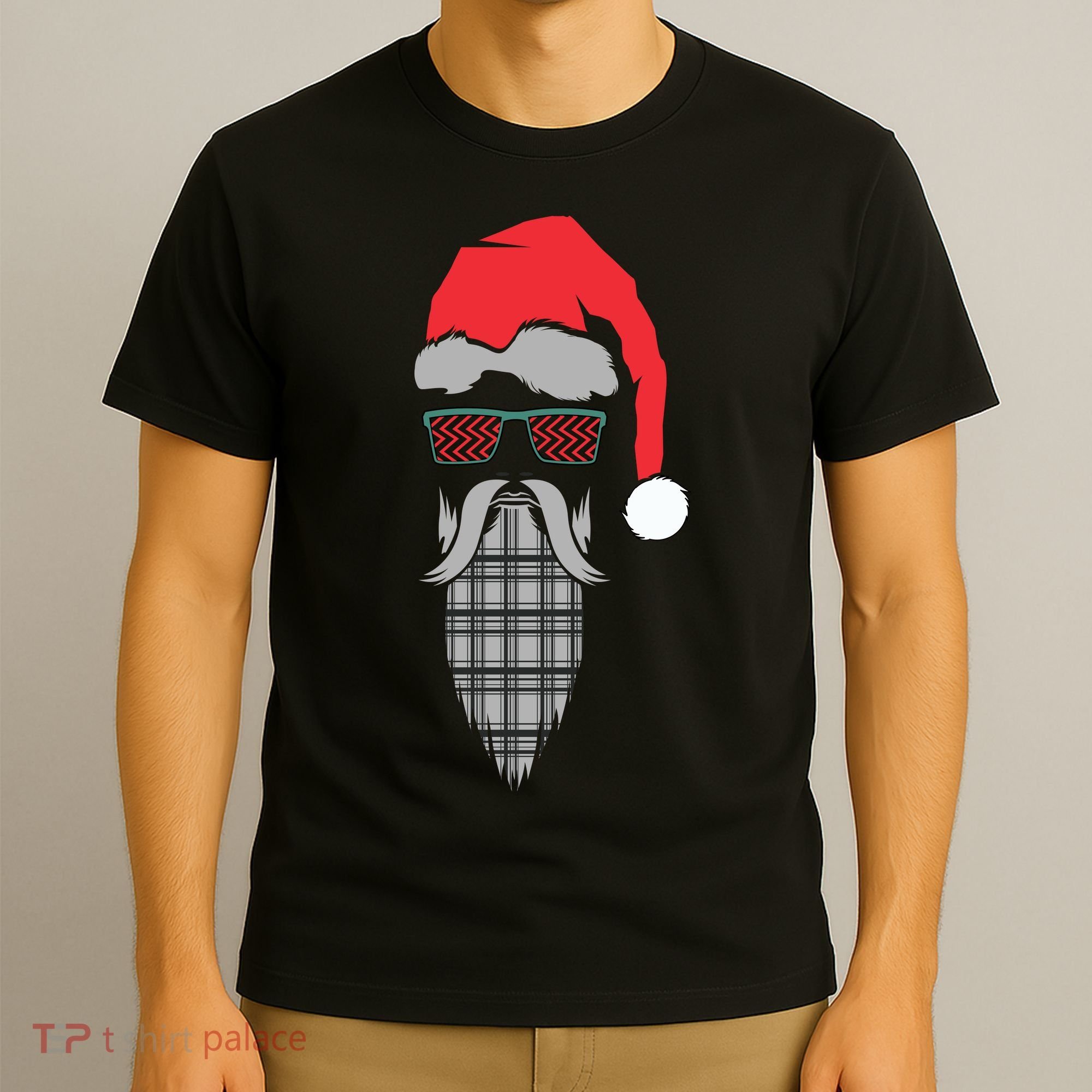 Hipster Santa Claus T-Shirt