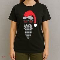 Hipster Santa Claus T-Shirt thumb 4
