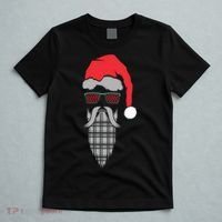 Hipster Santa Claus T-Shirt thumb 5