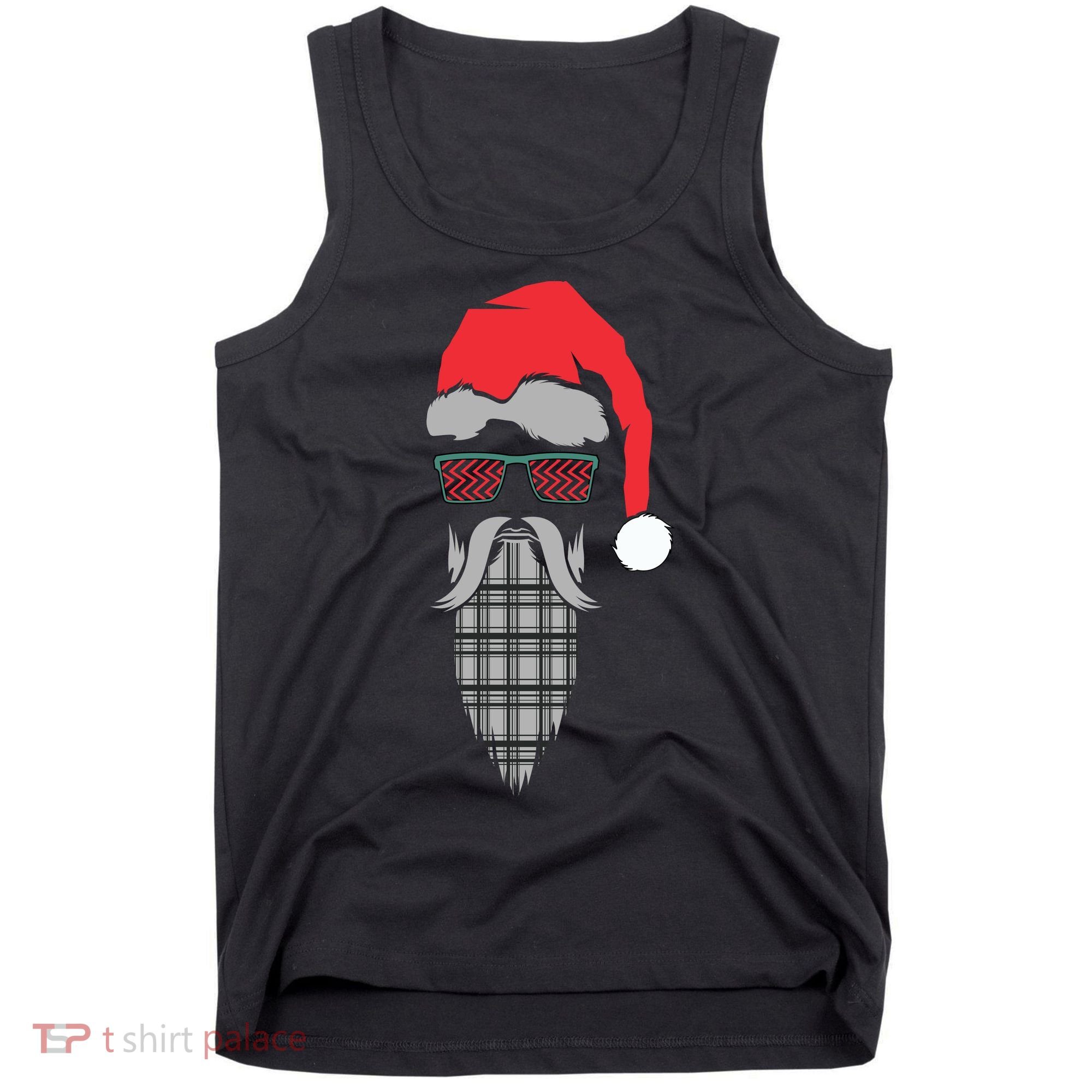 Hipster Santa Claus Tank Top