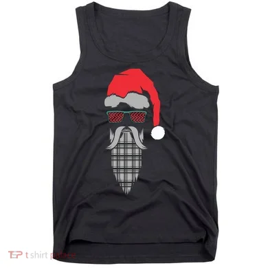Hipster Santa Claus Tank Top