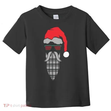 Hipster Santa Claus Toddler T-Shirt