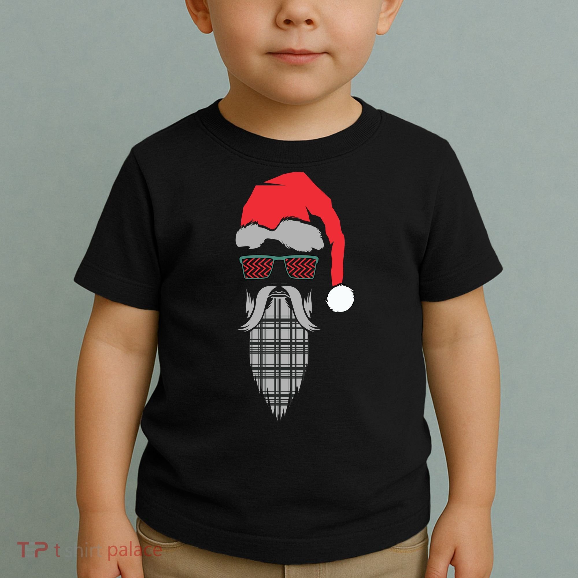 Hipster Santa Claus Toddler T-Shirt