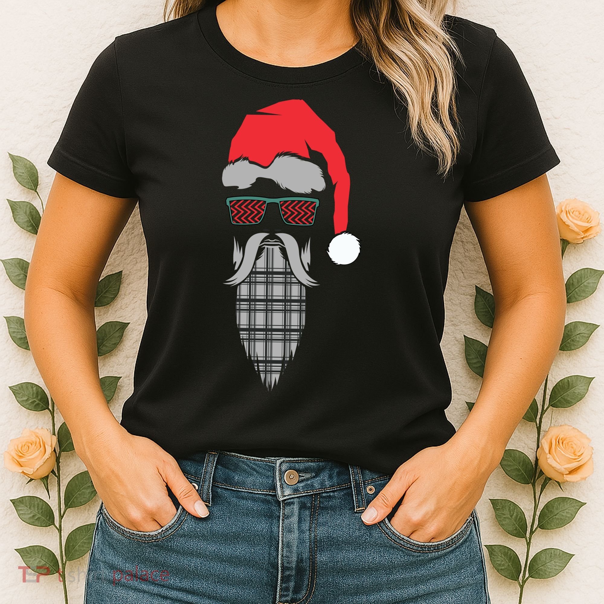 Hipster Santa Claus Women's T-Shirt
