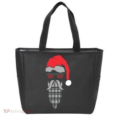 Hipster Santa Claus Tote Bag