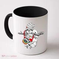 Hipster Sloth With Retro Camera Coffee Mug thumb 0