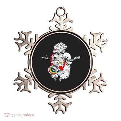 Hipster Sloth With Retro Camera Ornament
