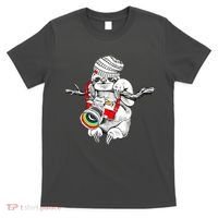 Hipster Sloth With Retro Camera T-Shirt thumb 0