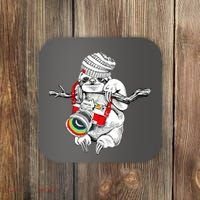 Hipster Sloth With Retro Camera Coaster thumb 0