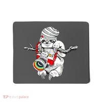 Hipster Sloth With Retro Camera Mousepad thumb 0