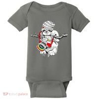 Hipster Sloth With Retro Camera Baby Bodysuit thumb 0
