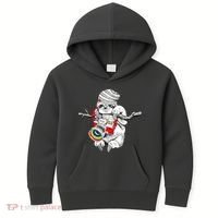 Hipster Sloth With Retro Camera Kids Hoodie thumb 0