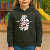 Hipster Sloth With Retro Camera Kids Hoodie thumb 3