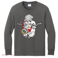 Hipster Sloth With Retro Camera Kids Long Sleeve Shirt thumb 0