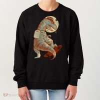 Hipster T-Rex Skateboarding Women's Sweatshirt thumb 0