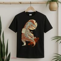 Hipster T-Rex Skateboarding T-Shirt thumb 2