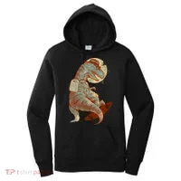 Hipster T-Rex Skateboarding Women's Hoodie thumb 0