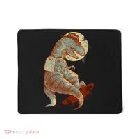 Hipster T-Rex Skateboarding Mousepad thumb 0