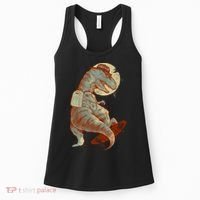 Hipster T-Rex Skateboarding Women's Tank Top thumb 0