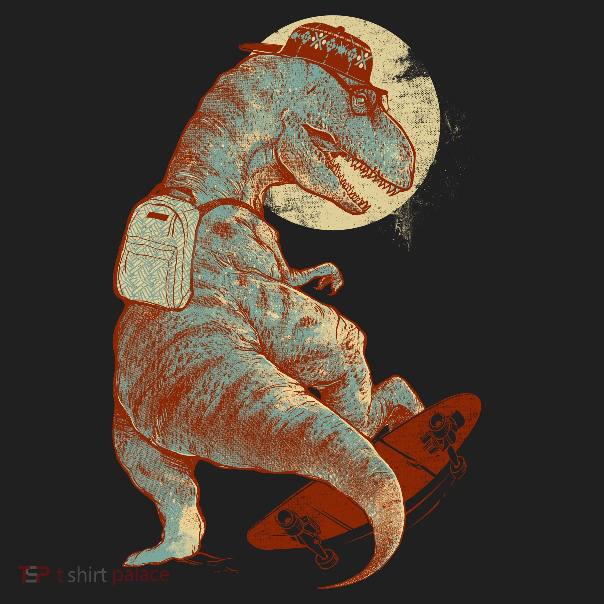 Hipster T-Rex Skateboarding Hat