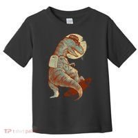 Hipster T-Rex Skateboarding Toddler T-Shirt thumb 0