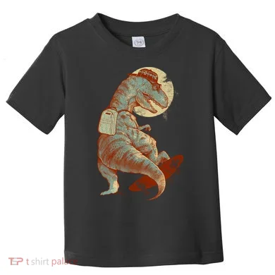 Hipster T-Rex Skateboarding Toddler T-Shirt