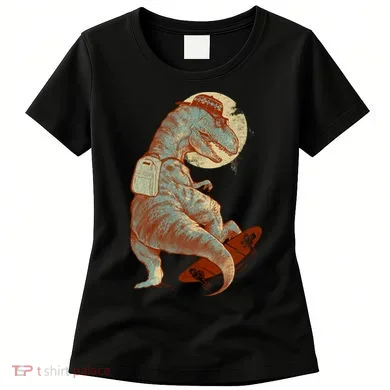 Hipster T-Rex Skateboarding Women's T-Shirt