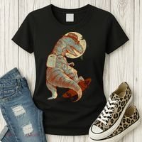 Hipster T-Rex Skateboarding Women's T-Shirt thumb 3