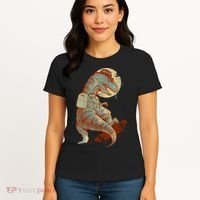 Hipster T-Rex Skateboarding Women's T-Shirt thumb 4